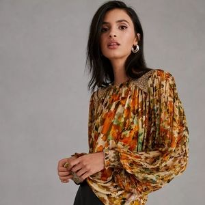 Bl-nk Sequin-Embellished Blouse